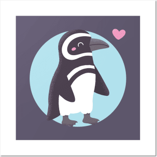 Cute Penguin Of Matching Pair Posters and Art